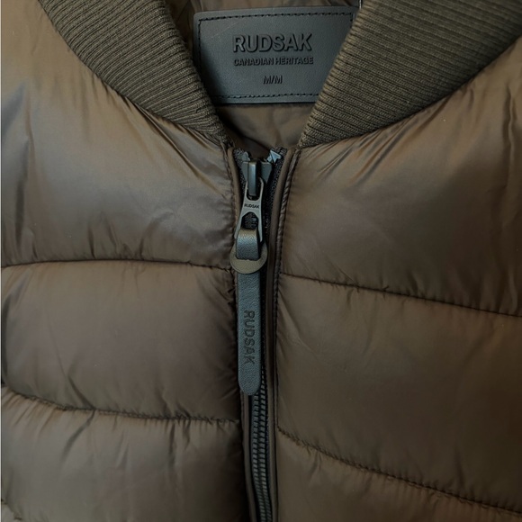RUDSAK Dark Brown Puffer Jacket. Espresso color - Picture 6 of 10